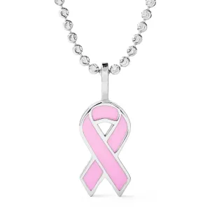 14K Customizable Gold and Enamel Cancer Awareness Ribbon