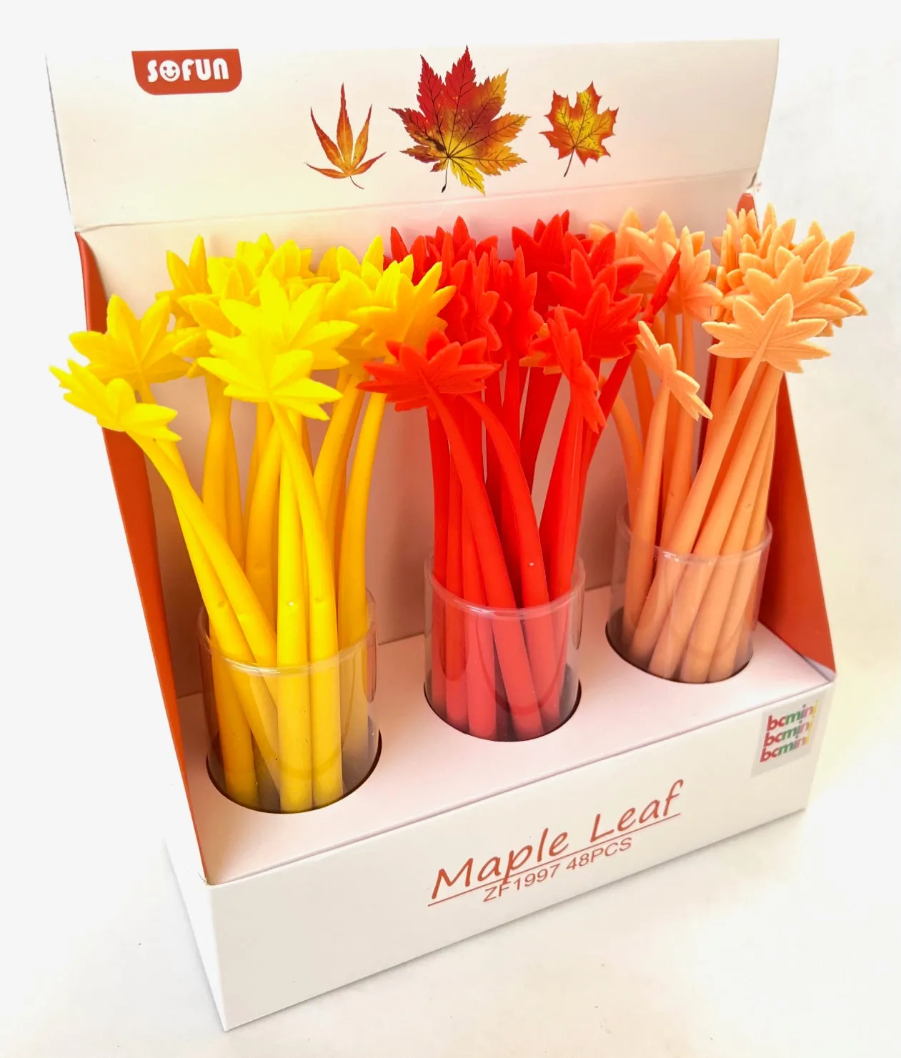 22459 MAPLE LEAF WIGGLE GEL PEN-48