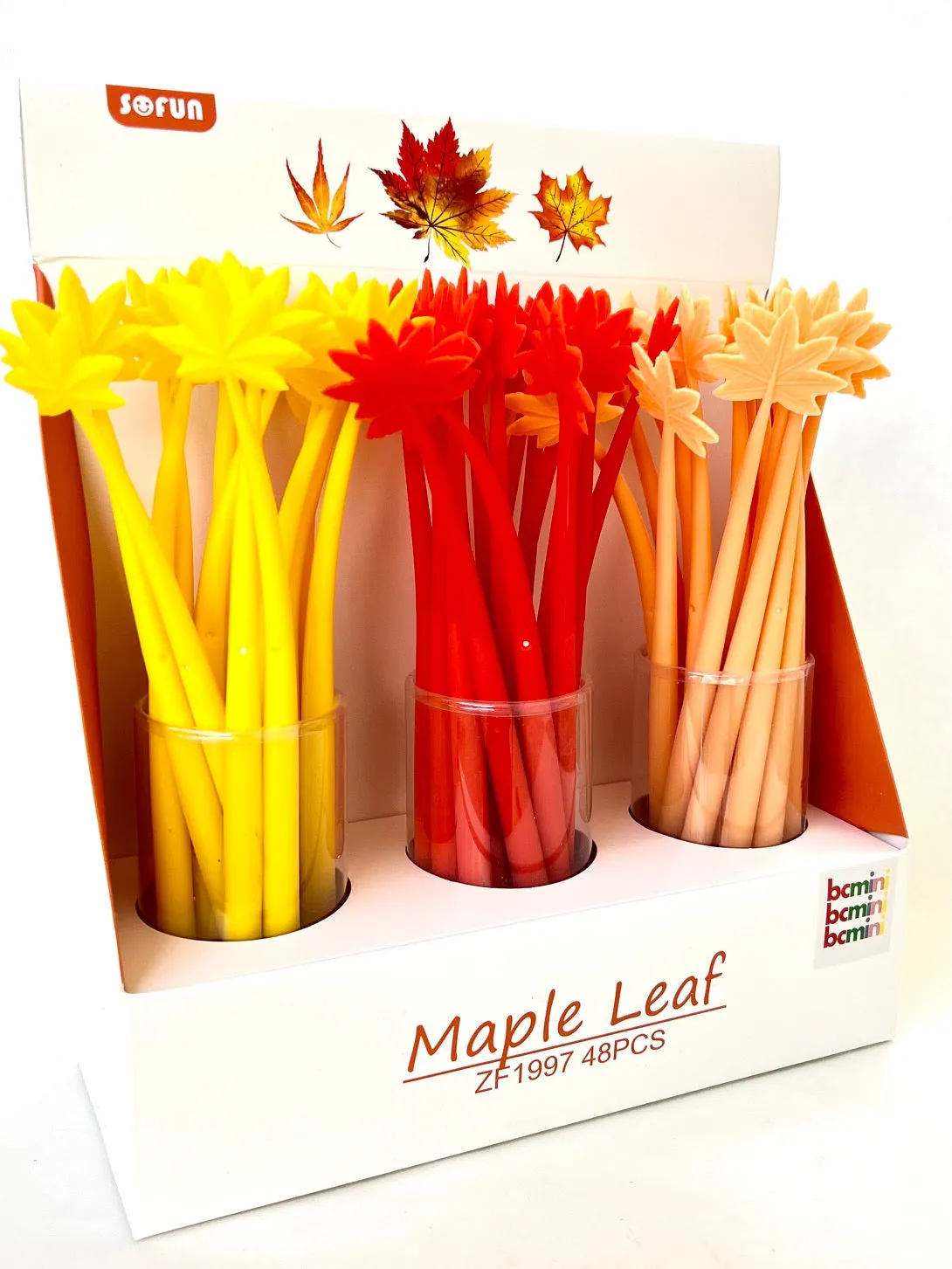 22459 MAPLE LEAF WIGGLE GEL PEN-48