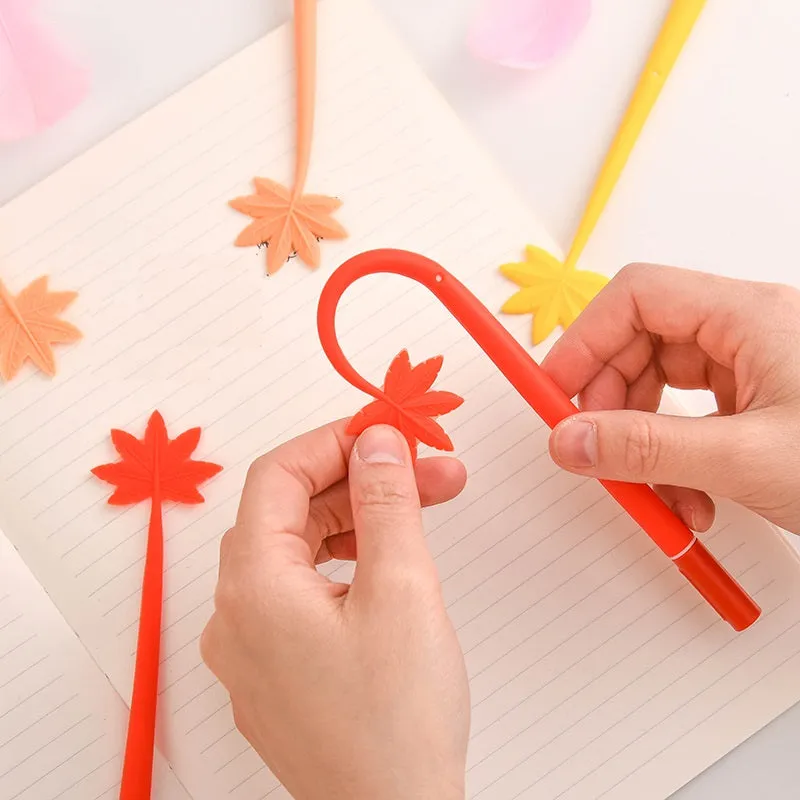 22459 MAPLE LEAF WIGGLE GEL PEN-48