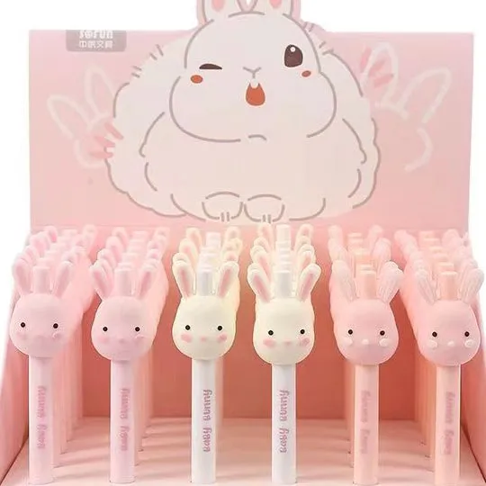 224832 BUNNY RABBIT RETRACTABLE GEL PEN-31