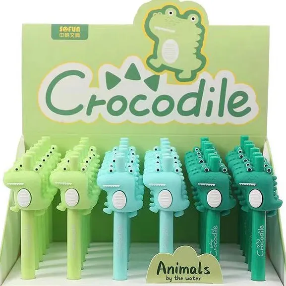 22484 CROCODILE RETRACTABLE GEL PEN-36