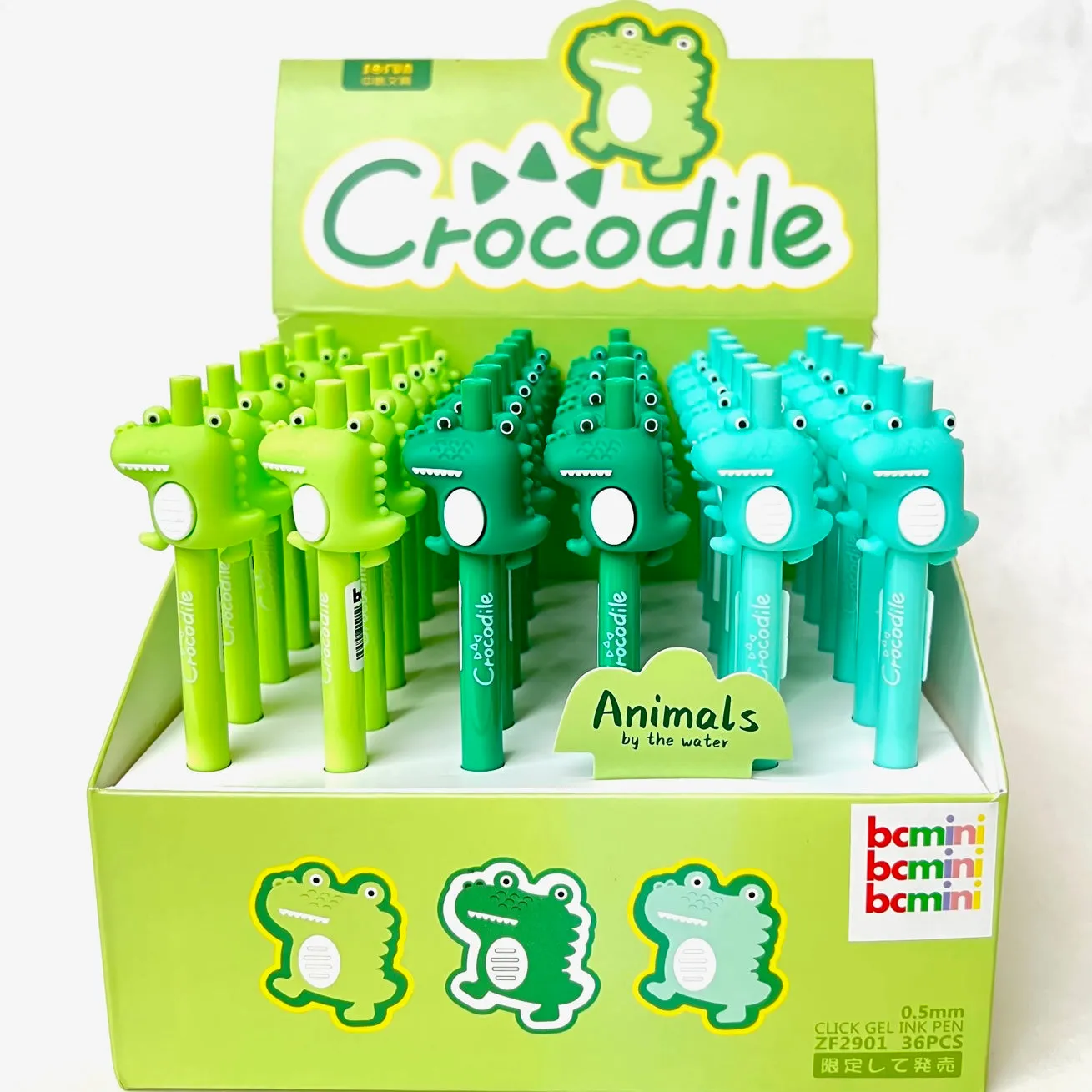 22484 CROCODILE RETRACTABLE GEL PEN-36