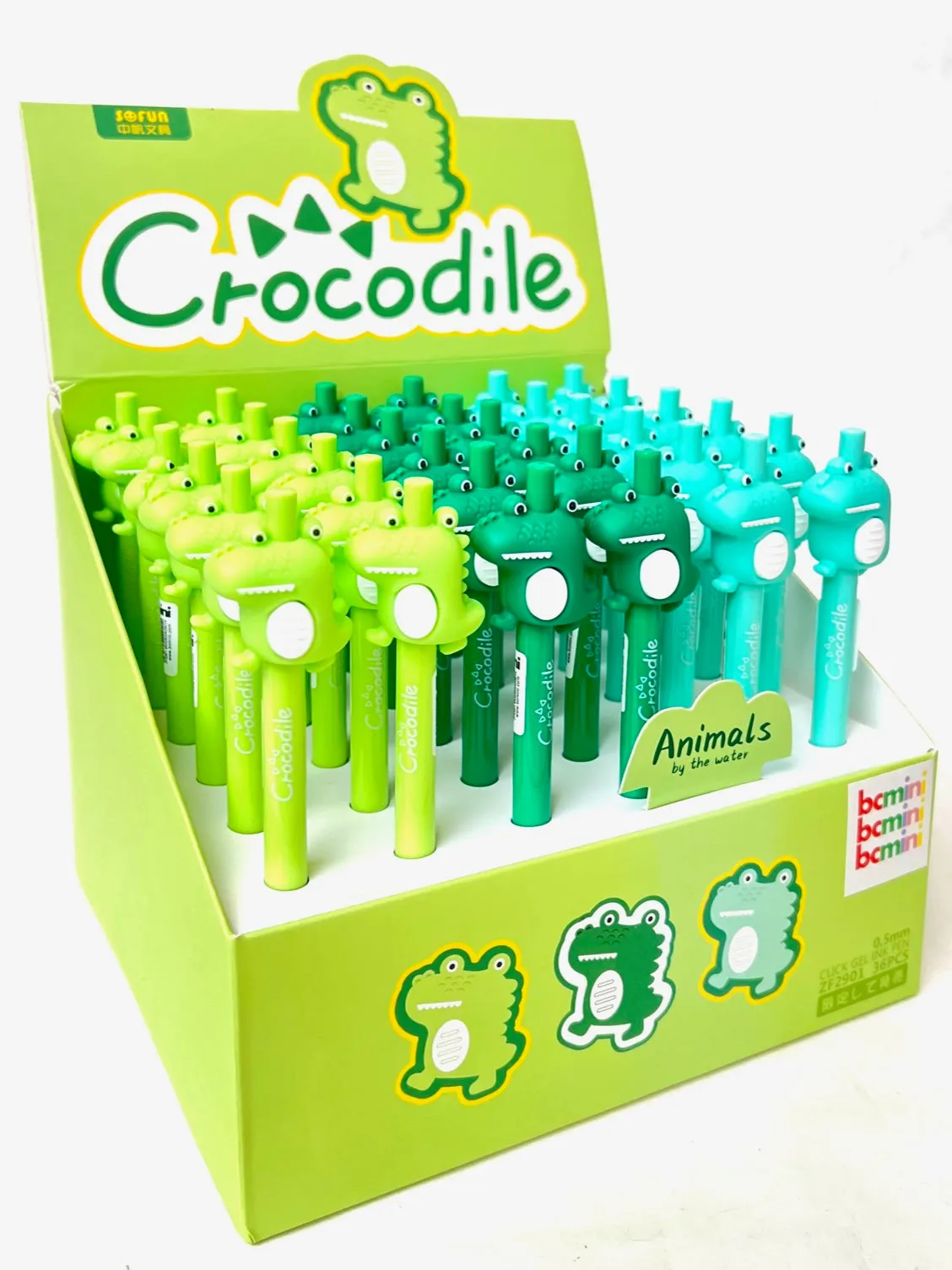 22484 CROCODILE RETRACTABLE GEL PEN-36