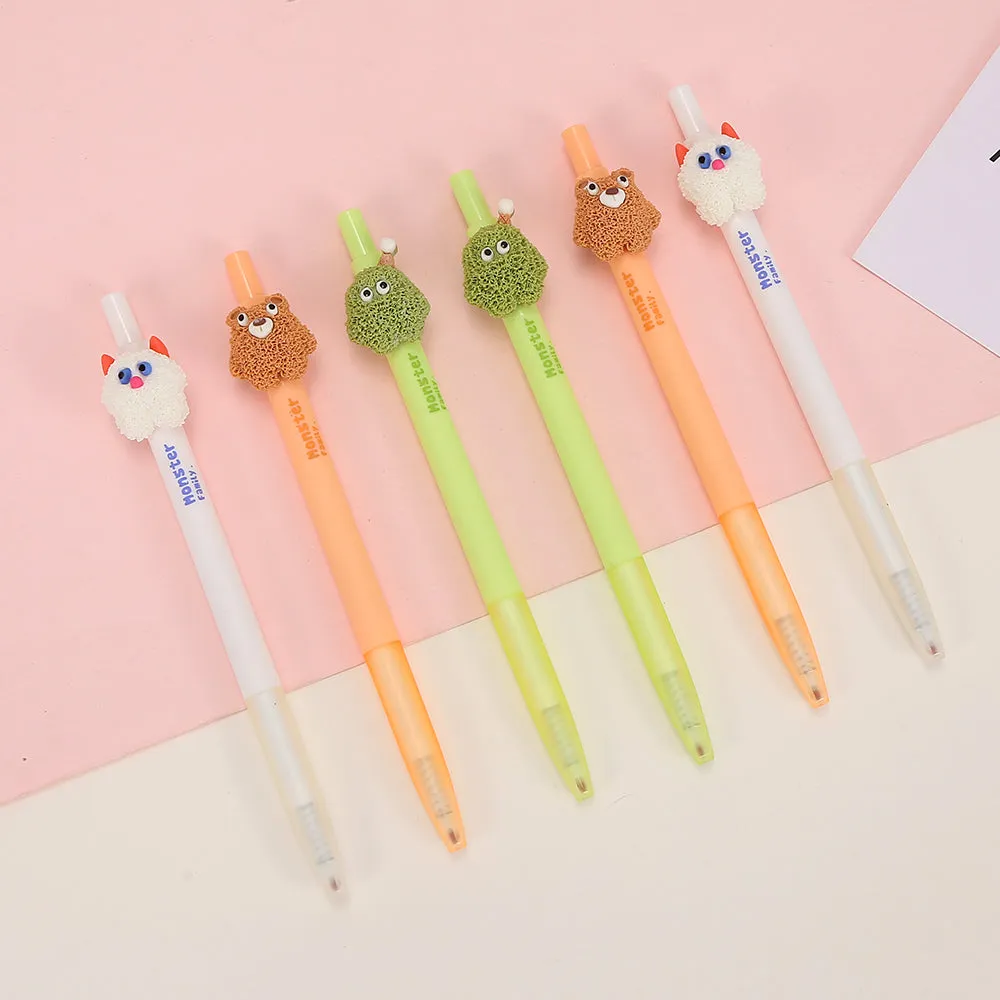 22561 MONSTER FAMILY RETRACTABLE GEL PEN-36