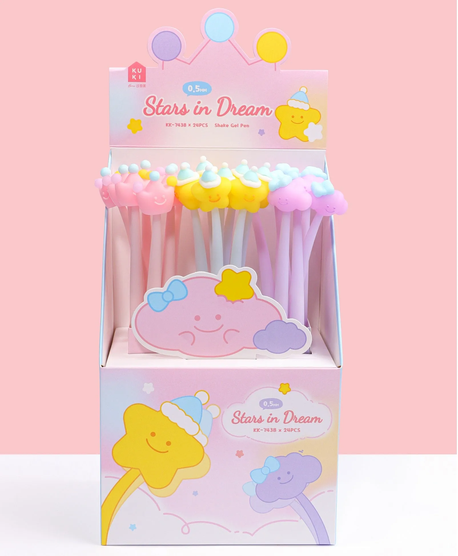 22564 STAR DREAM WORLD WIGGLE GEL PEN-24