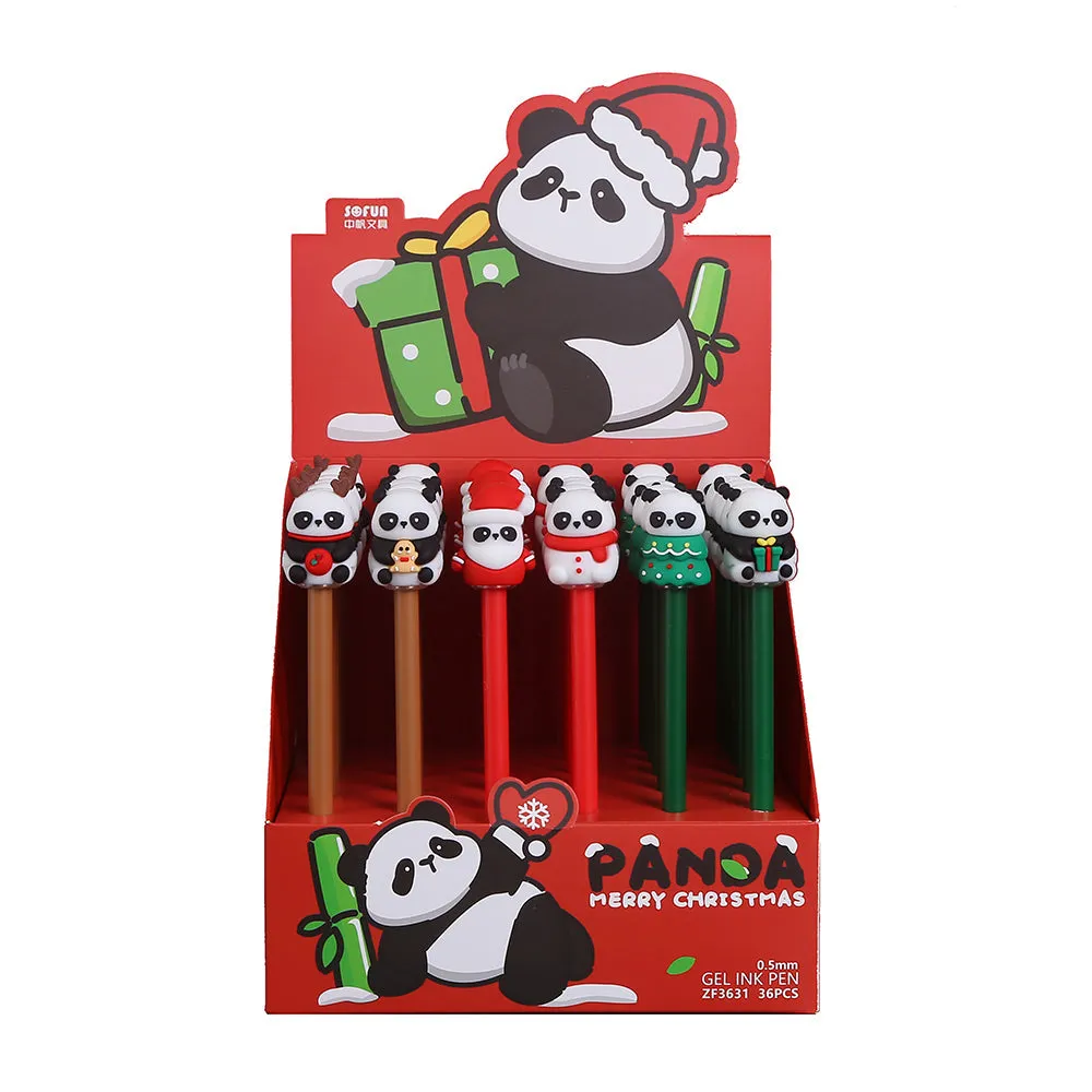 225952 CHRISTMAS PANDA GEL PEN-31