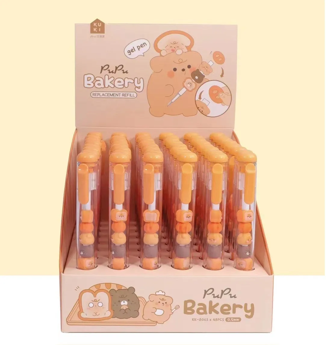 22619 PAPU BAKERY STACK GEL PEN-48