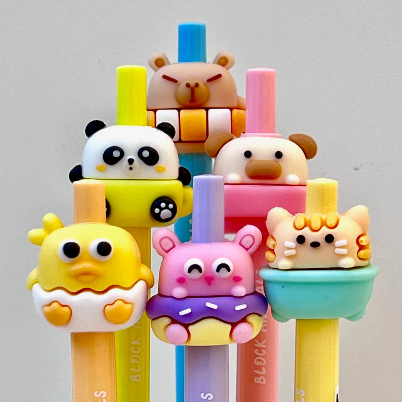 22652 ADORABLE ANIMALS RETRACTABLE GEL PEN-36