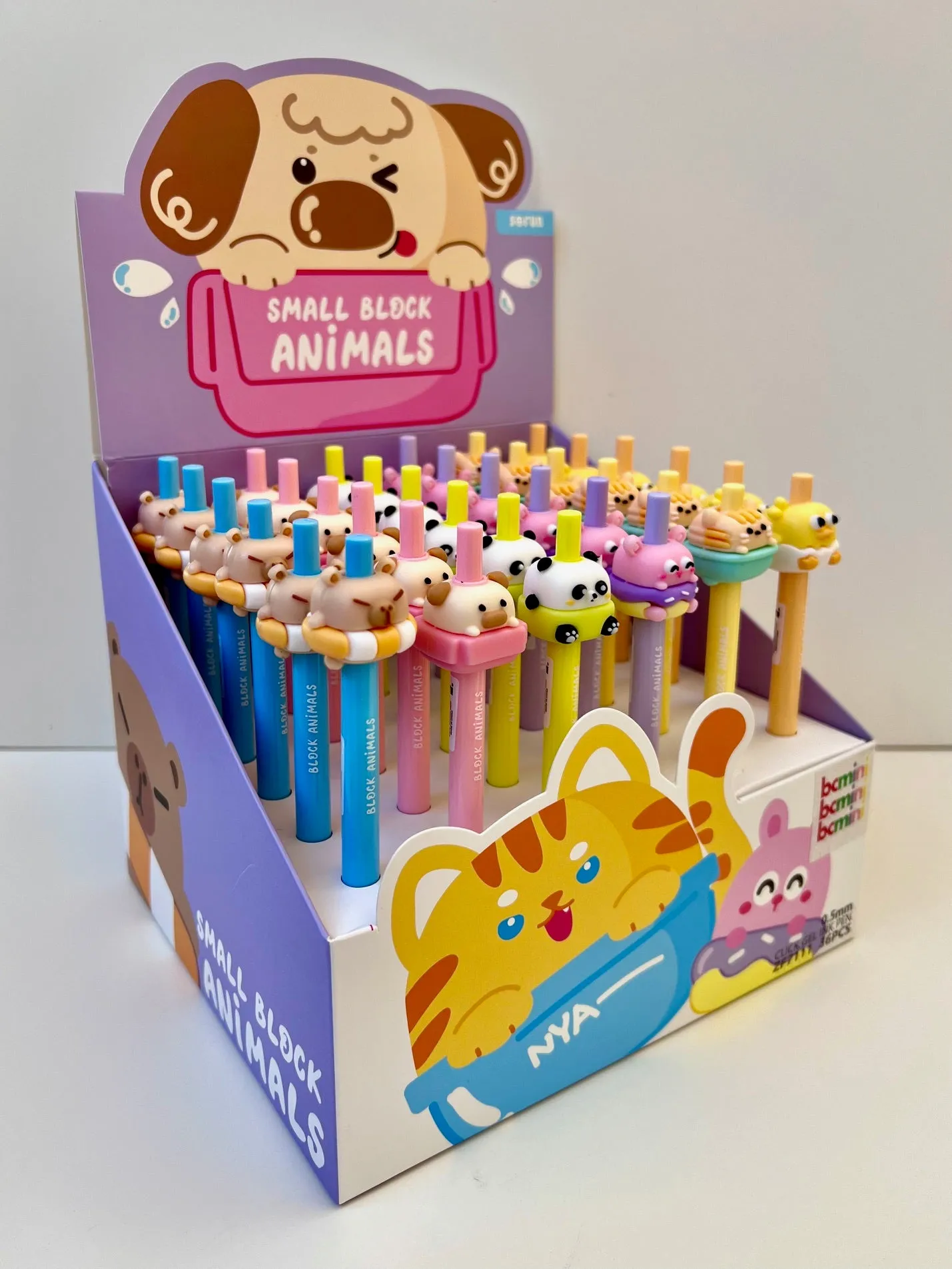 22652 ADORABLE ANIMALS RETRACTABLE GEL PEN-36