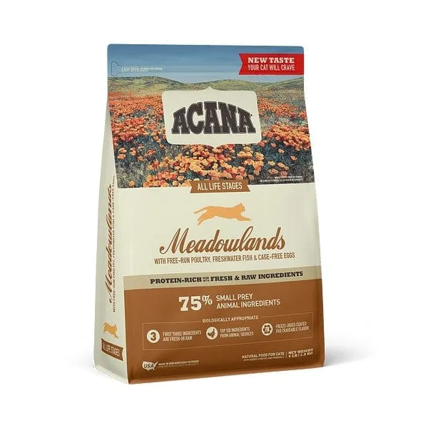 ACANA Meadowlands Freeze Dried Coated Grain Free Dry Cat Food