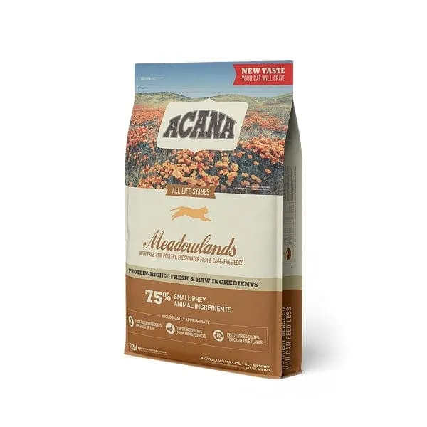 ACANA Meadowlands Freeze Dried Coated Grain Free Dry Cat Food