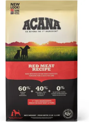 ACANA Red Meat Formula Grain Free Dry Dog Food