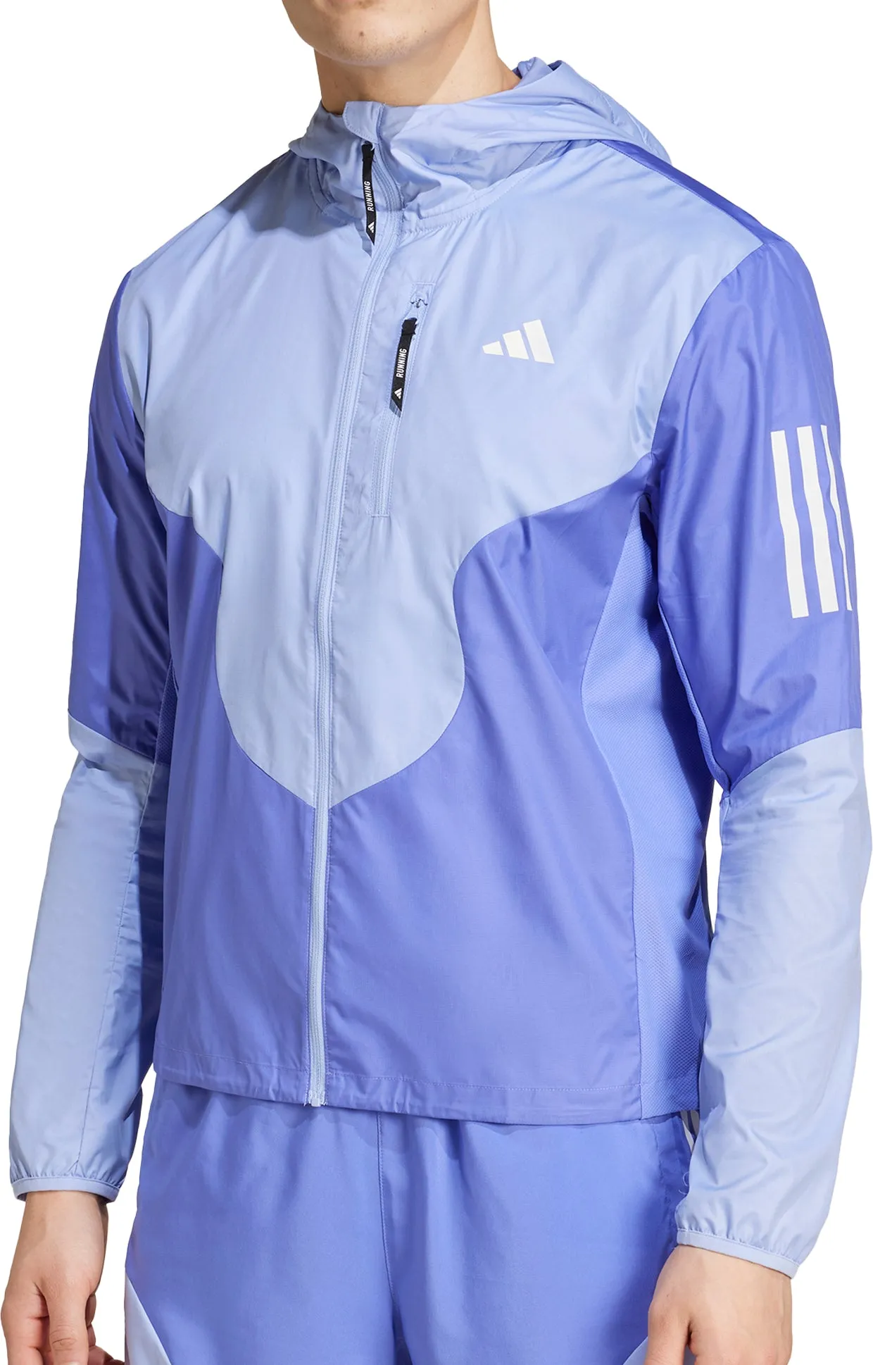 adidas Own The Run Mens Running Jacket - Blue