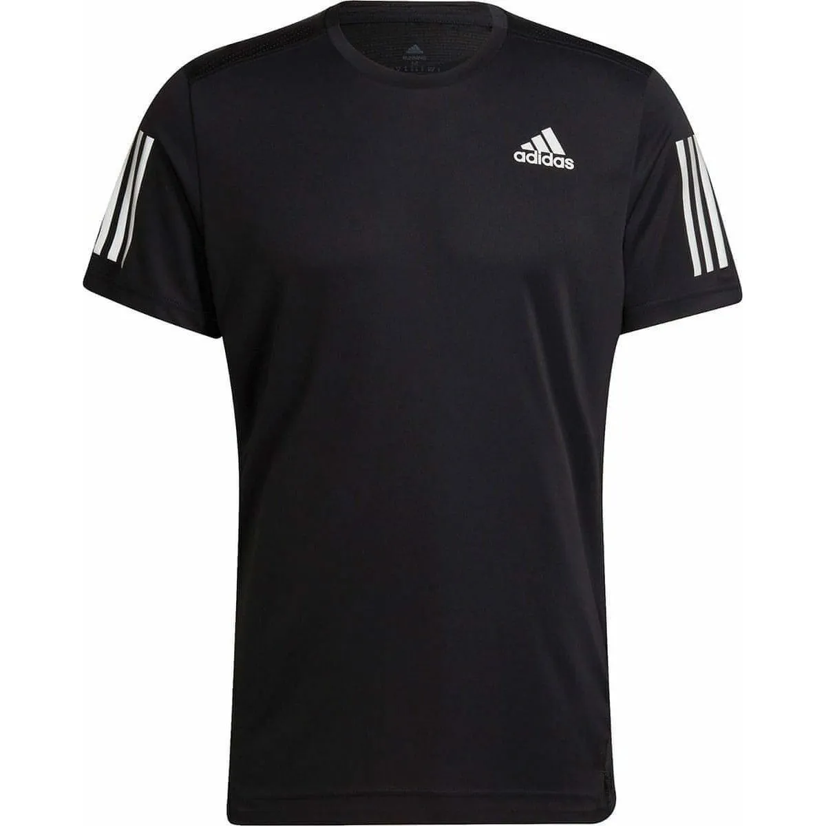 adidas Own The Run Short Sleeve Mens Running Top - Black