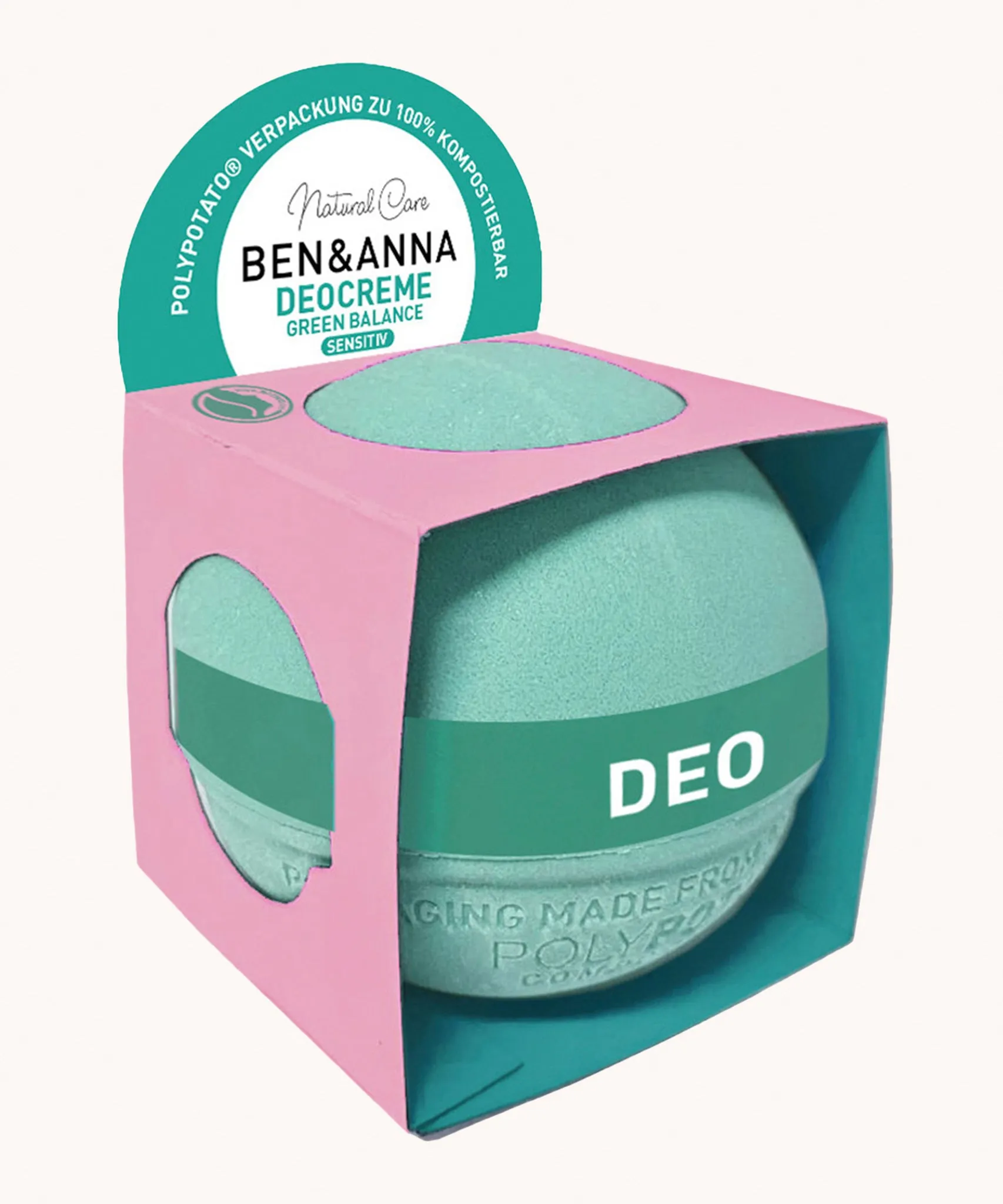 Ben & Anna Deo Creme Sensitive - Green Balance 45g