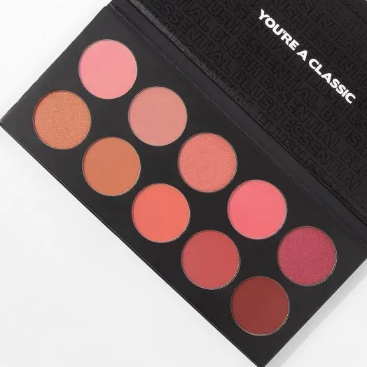 BH Cosmetics Essential Blush 10 Color Blusher Palette