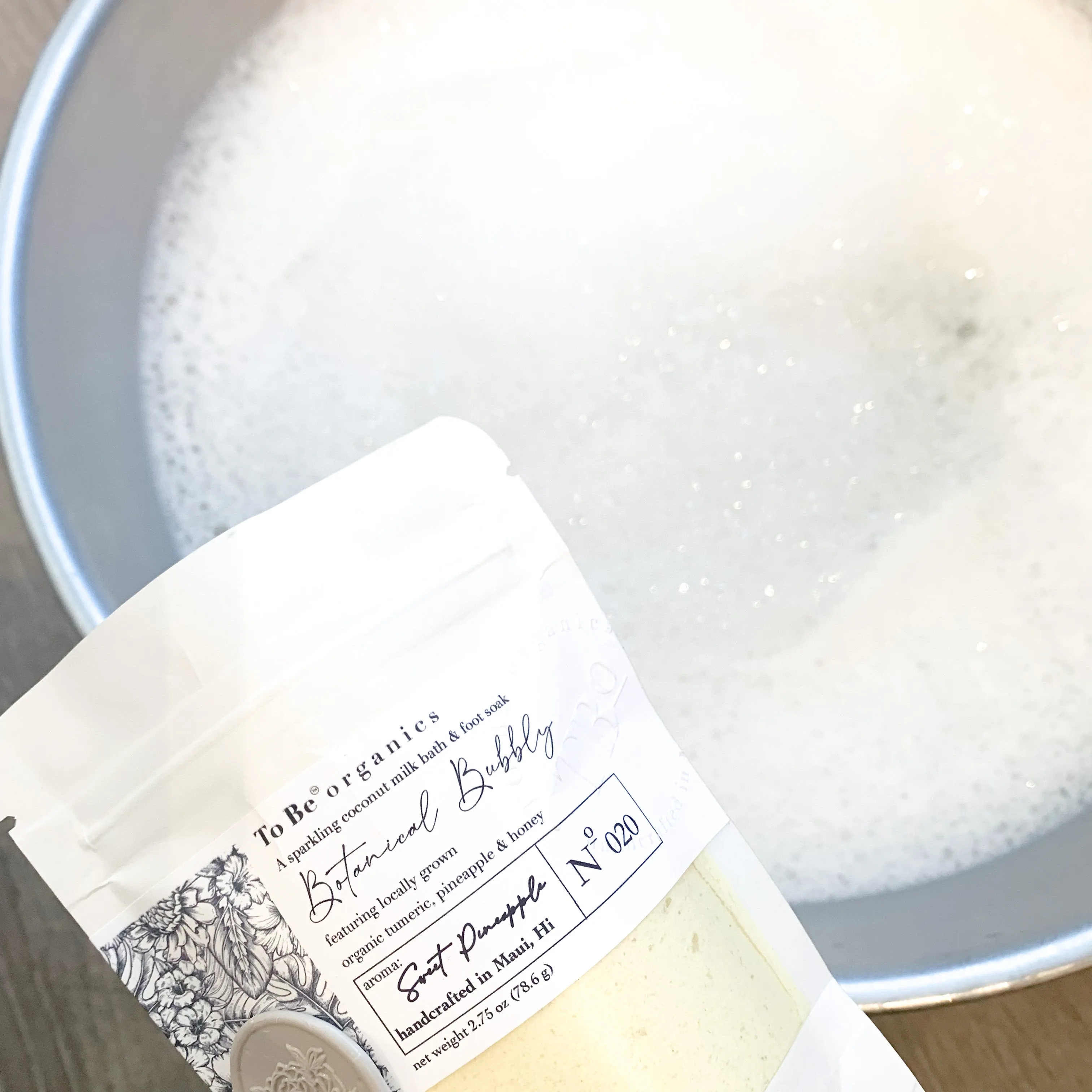 Botanical Bubbly Sweet Pineapple Coconut Milk Bath