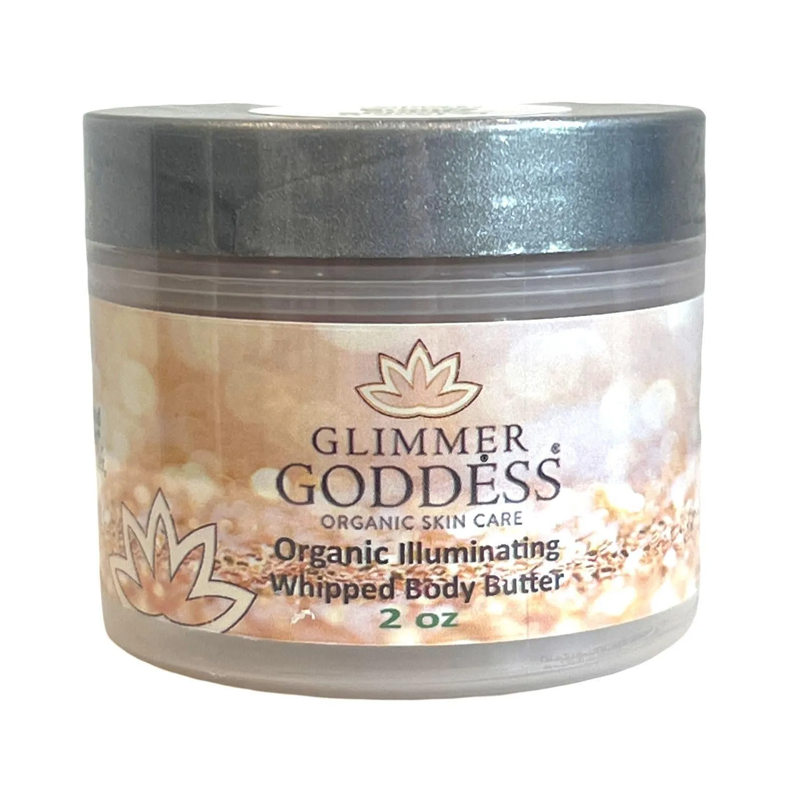 Bronze Sexy Organic Shimmer Body Butter Travel Size 2 oz Nourishing Natural Glow