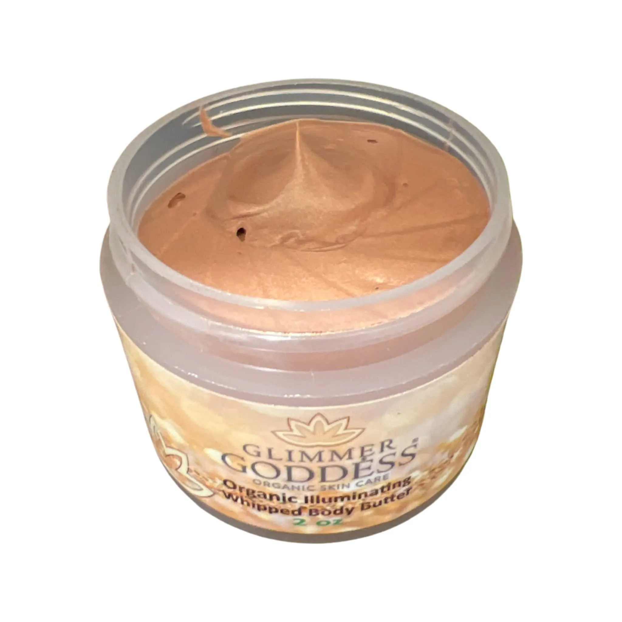 Bronze Sexy Organic Shimmer Body Butter Travel Size 2 oz Nourishing Natural Glow