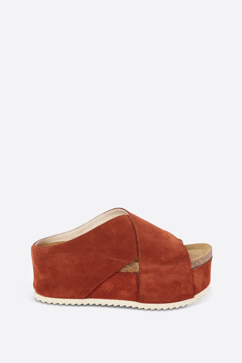 CANBERRA NATURAL SOLE FLATFORM SANDAL