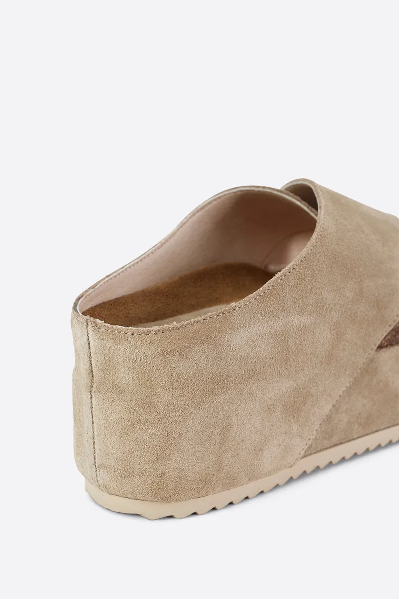 CANBERRA NATURAL SOLE FLATFORM SANDAL