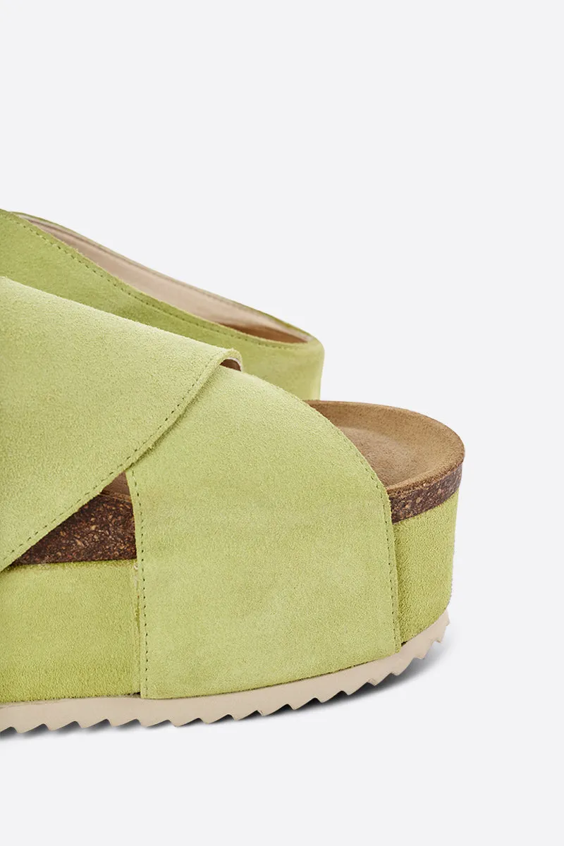 CANBERRA NATURAL SOLE FLATFORM SANDAL