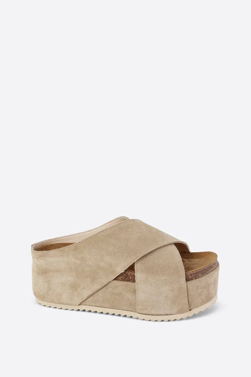 CANBERRA NATURAL SOLE FLATFORM SANDAL