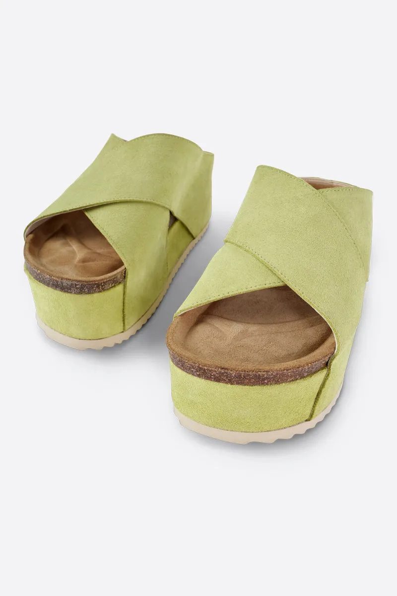 CANBERRA NATURAL SOLE FLATFORM SANDAL