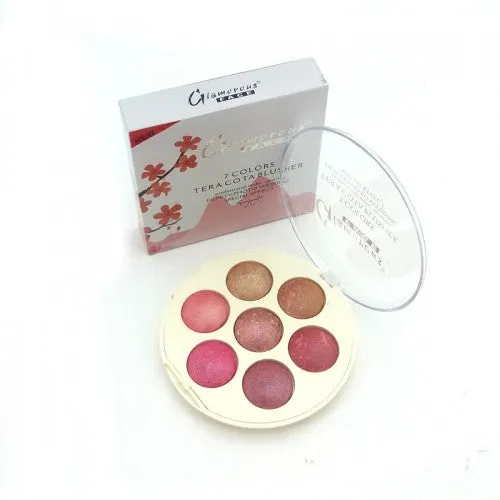 Clamorous Face 7 Colors Tera Cota Blusher Palette