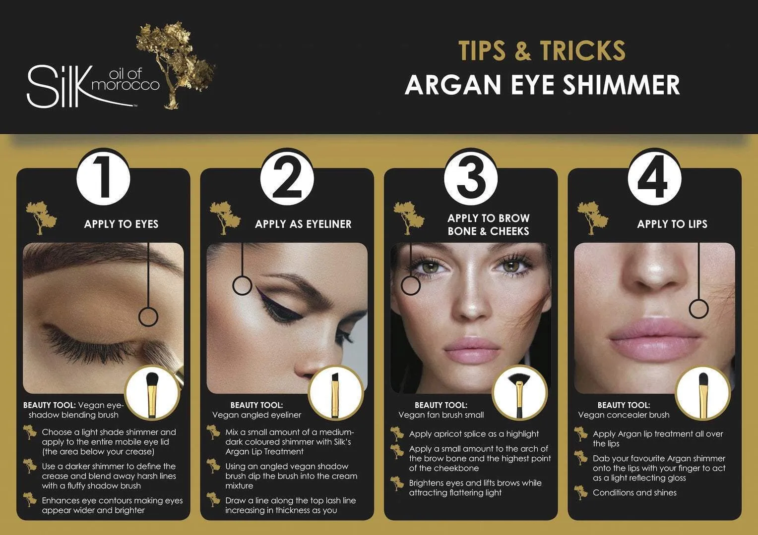 Eye Shimmers ~ Argan mineral powders