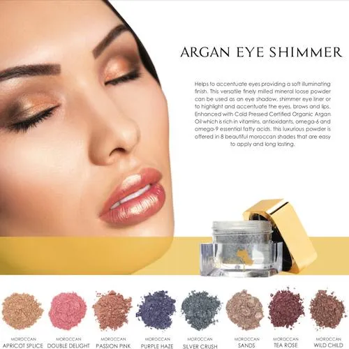 Eye Shimmers ~ Argan mineral powders