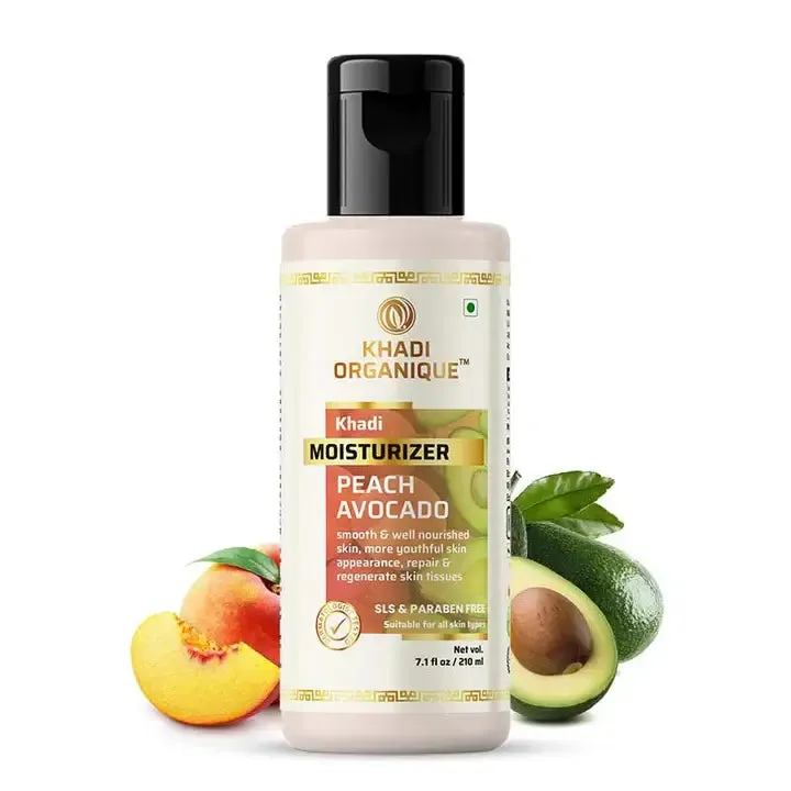 Khadi Organique Peach Avacado Moisturizer (SLS & paraben free) 210ml