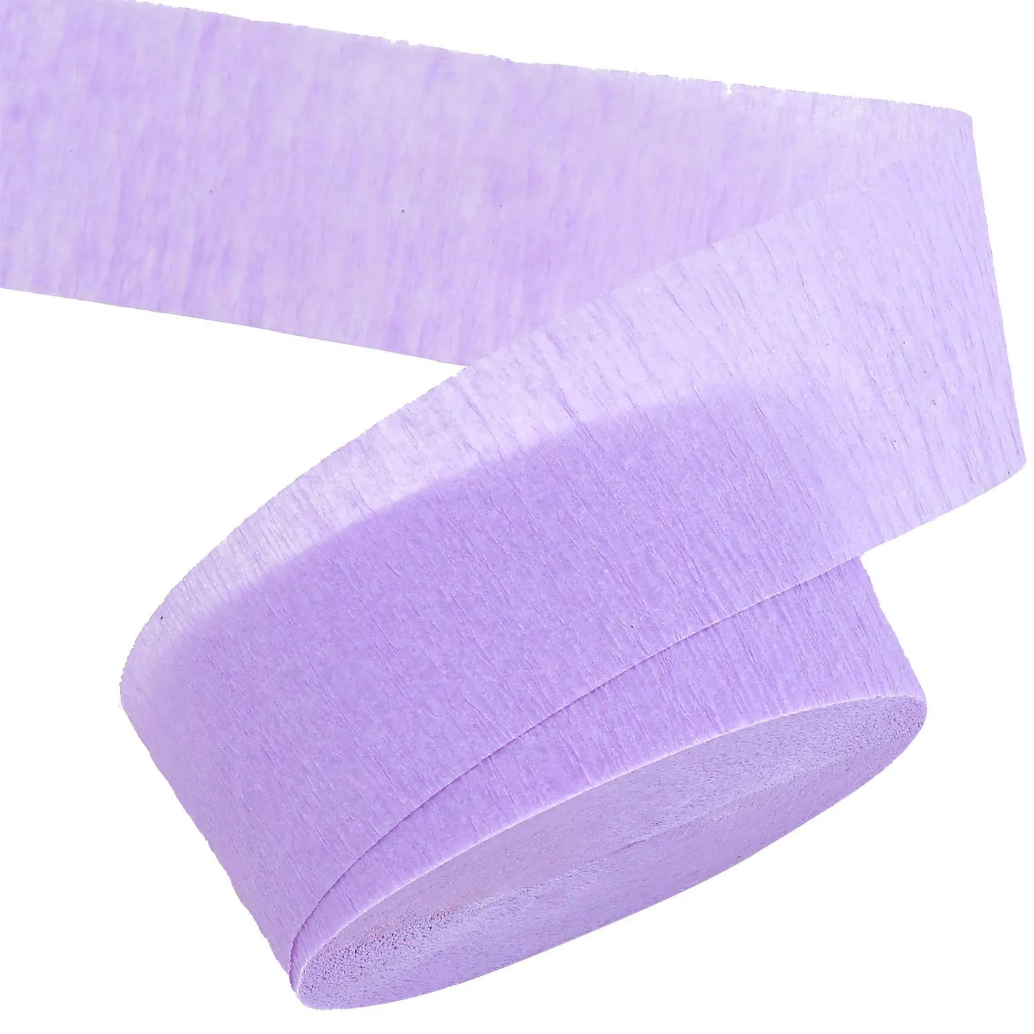 Kicko Purple Crepe Streamers - 6 Pack, 162 Feet x 1.75 Inches - for Kids, Party Favors