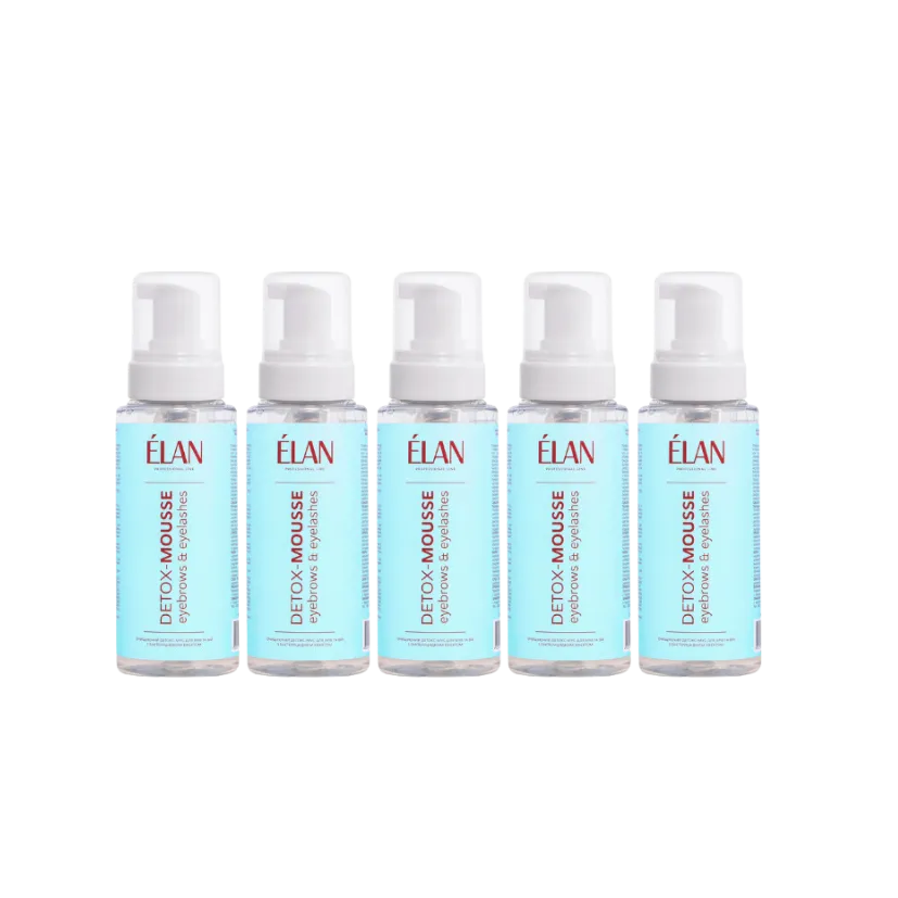 ÉLAN - Cleansing Detox-Mousse for Eyebrows and Eyelashes 150ml (Wholesale 5 pack, RRP $29.95 Each)