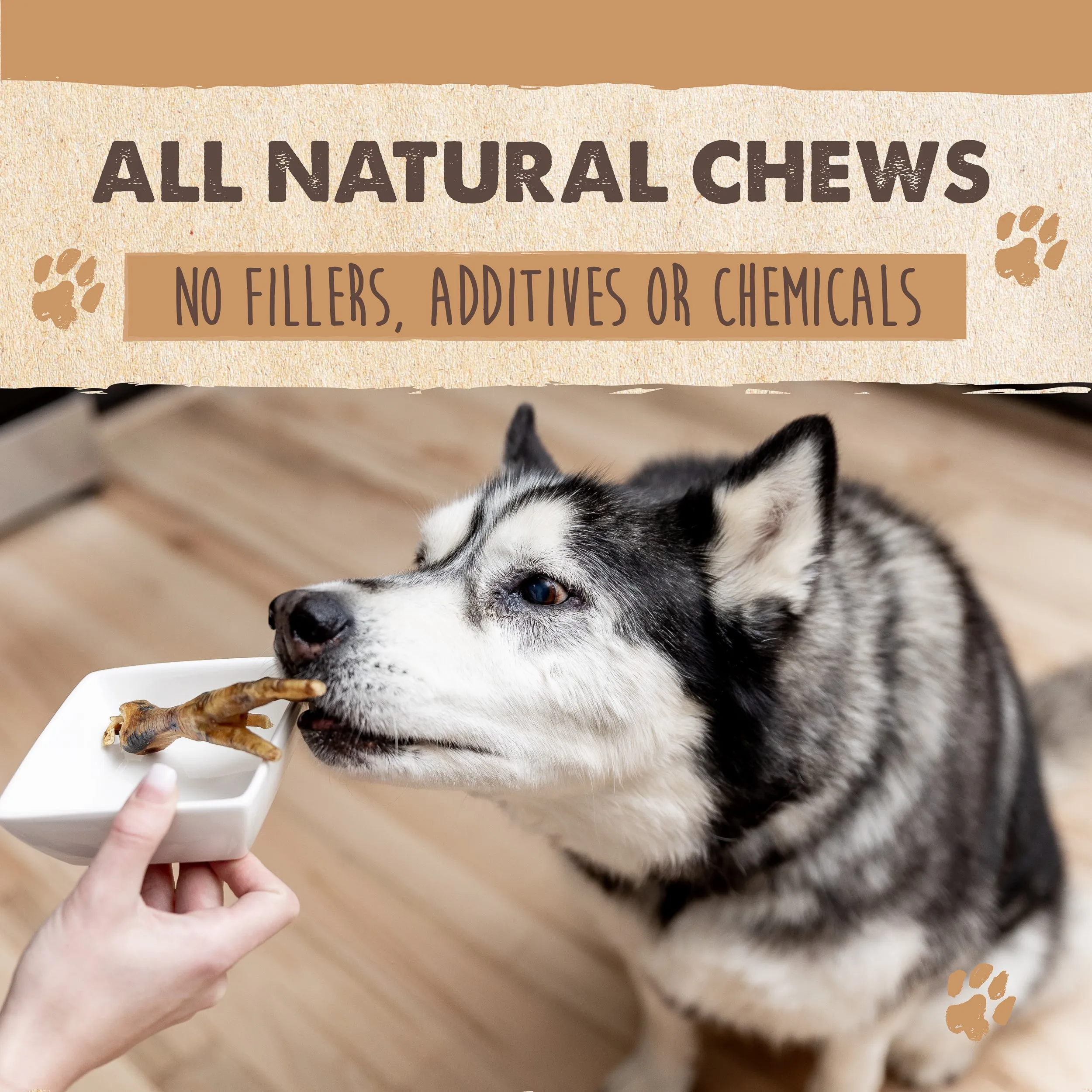 Mighty Paw Chicken Feet Dog Chews: Crunchy and Nutritious Treats