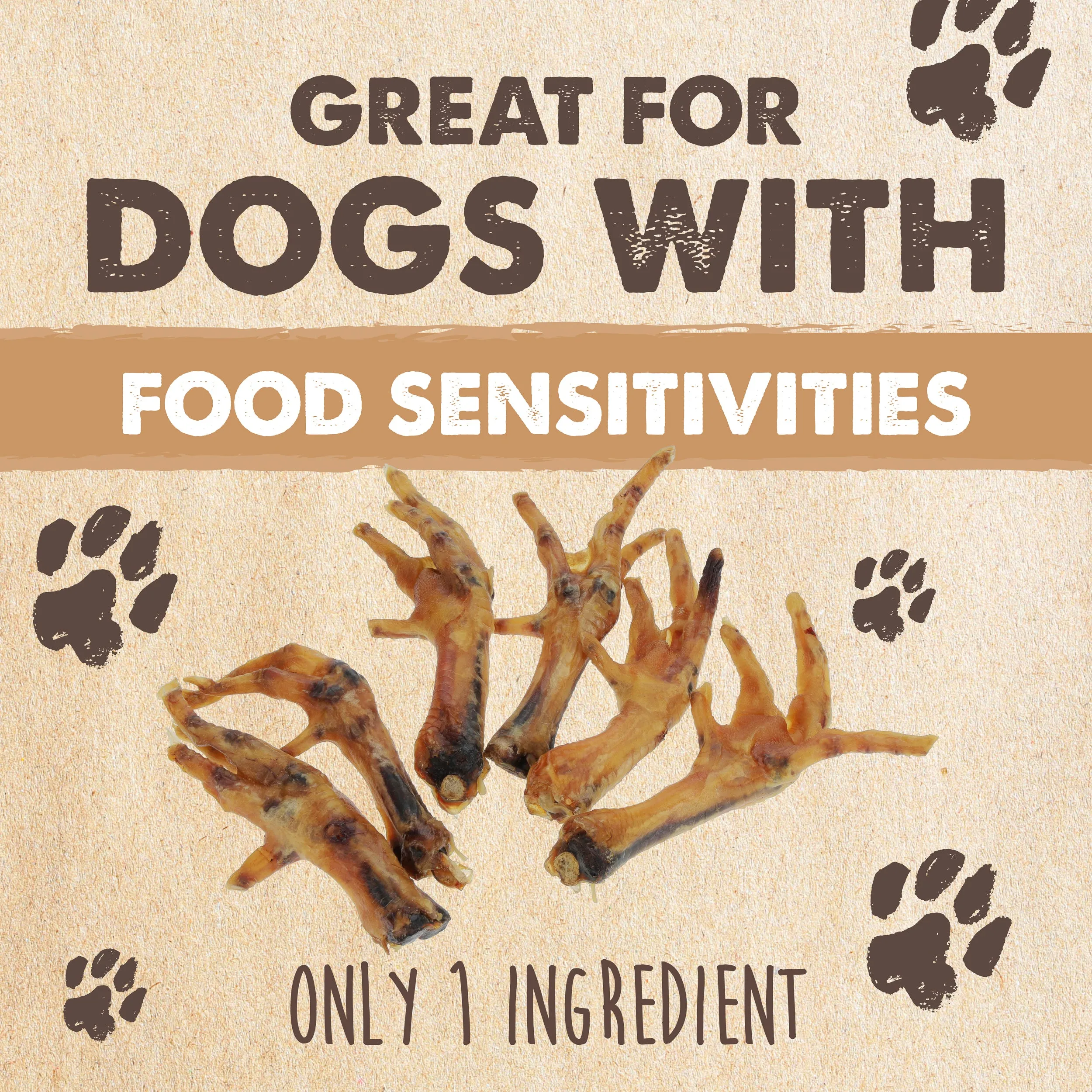 Mighty Paw Chicken Feet Dog Chews: Crunchy and Nutritious Treats