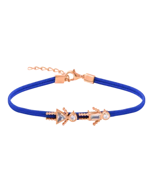 Mini Me Cord Bracelet - 18K Rose Vermeil