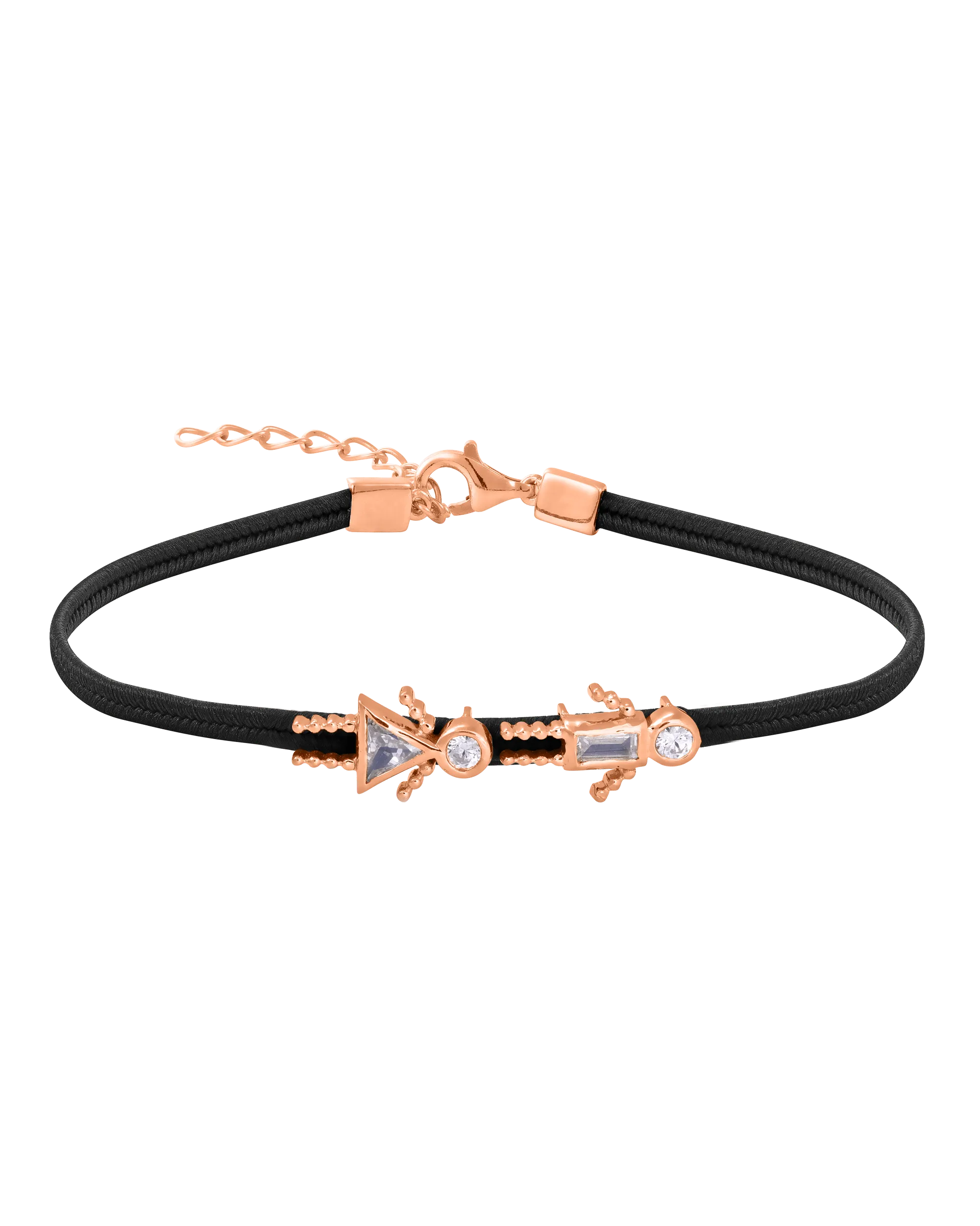 Mini Me Cord Bracelet - 18K Rose Vermeil