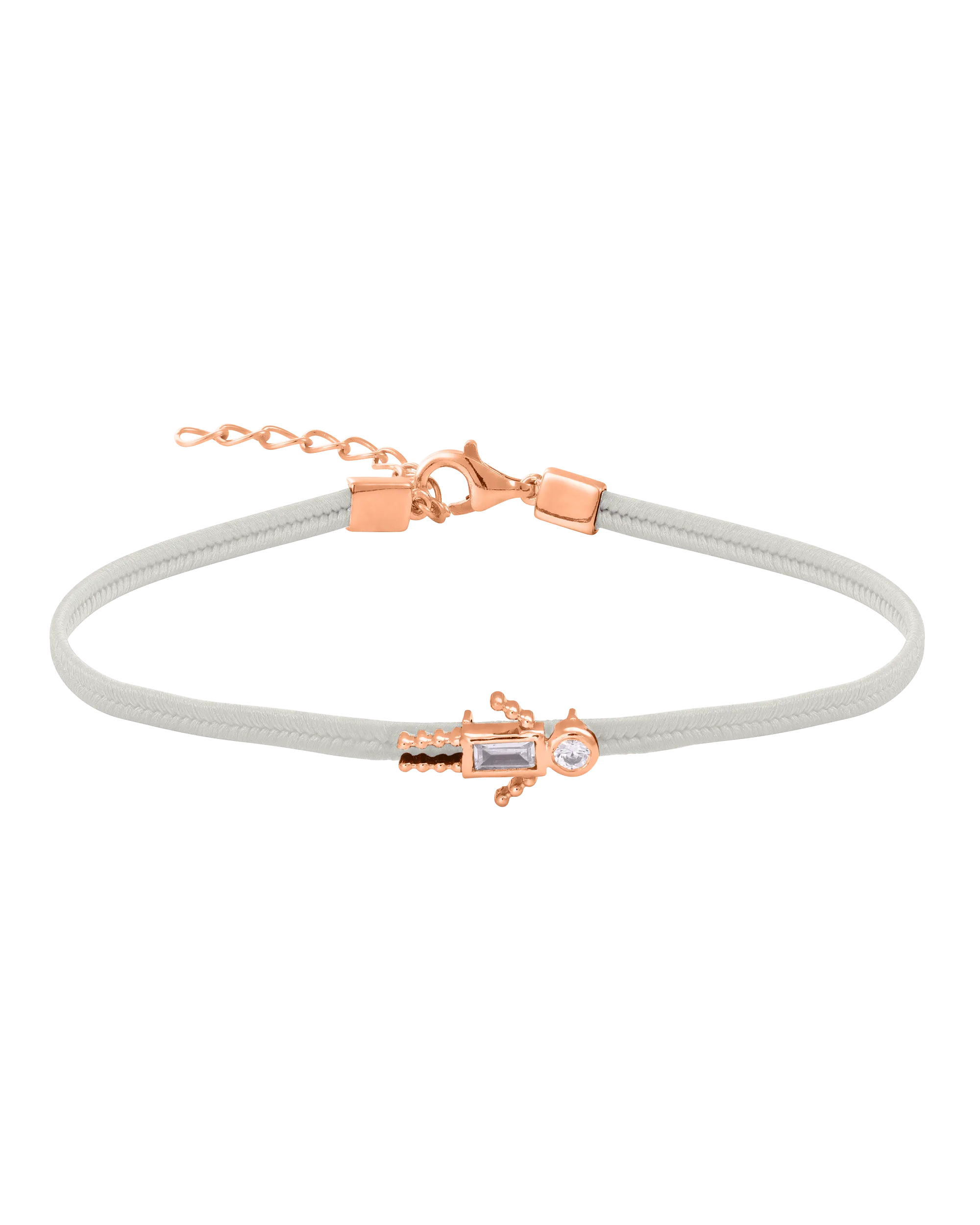 Mini Me Cord Bracelet - 18K Rose Vermeil