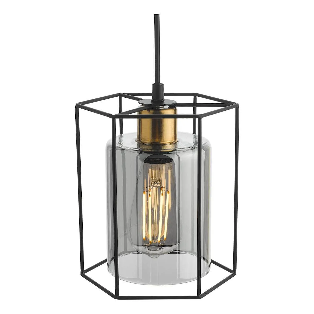 Montilla 1 Light Pendant - Black