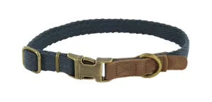 MuttNation Fueled by Miranda Lambert Woven Dog Collar Graphite 3/4 X 12-18