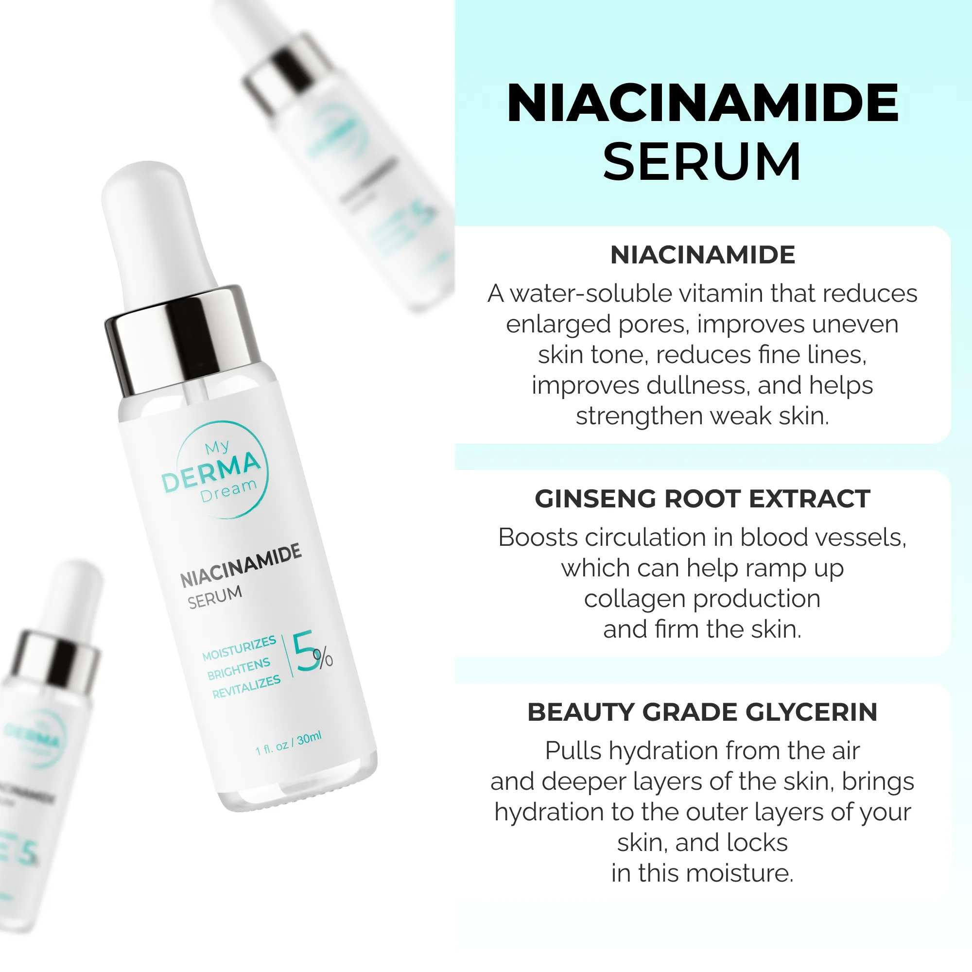 MyoGlow   3 Free Serums