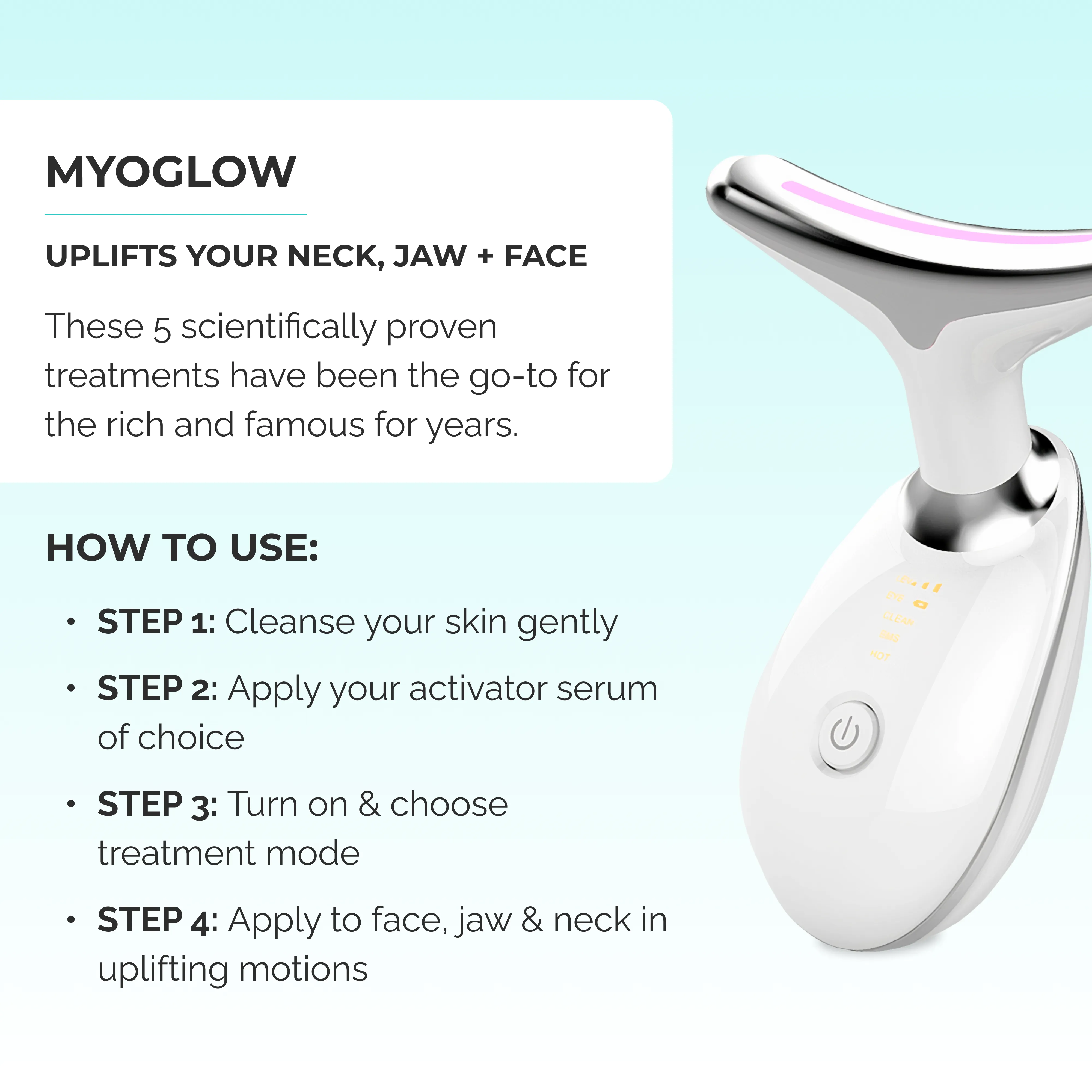 MyoGlow   3 Free Serums