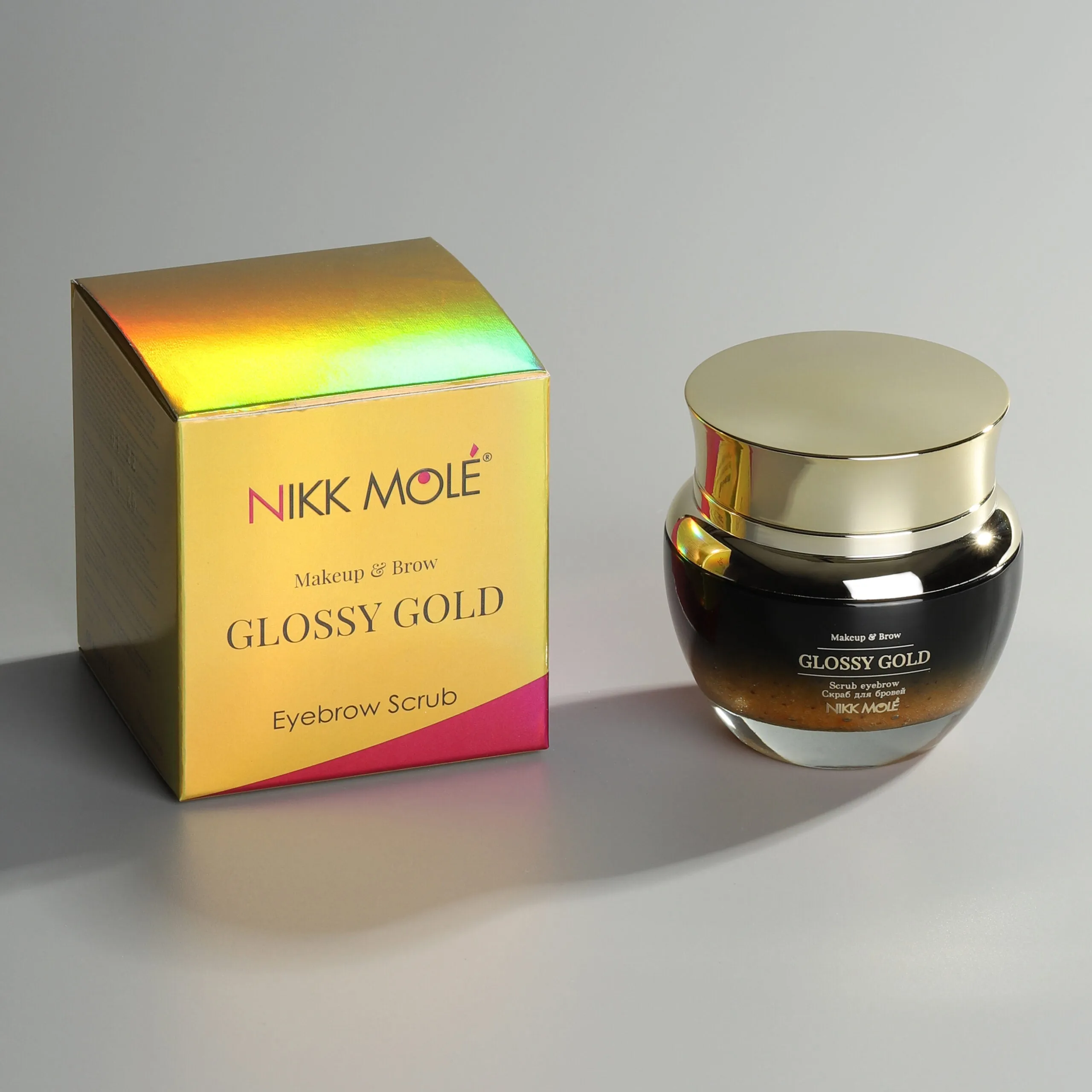 NIKK MOLÉ - Brow Scrub GLOSSY GOLD, 50 ml