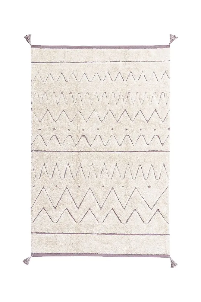 RUGCYCLED WASHABLE AREA RUG AZTECA