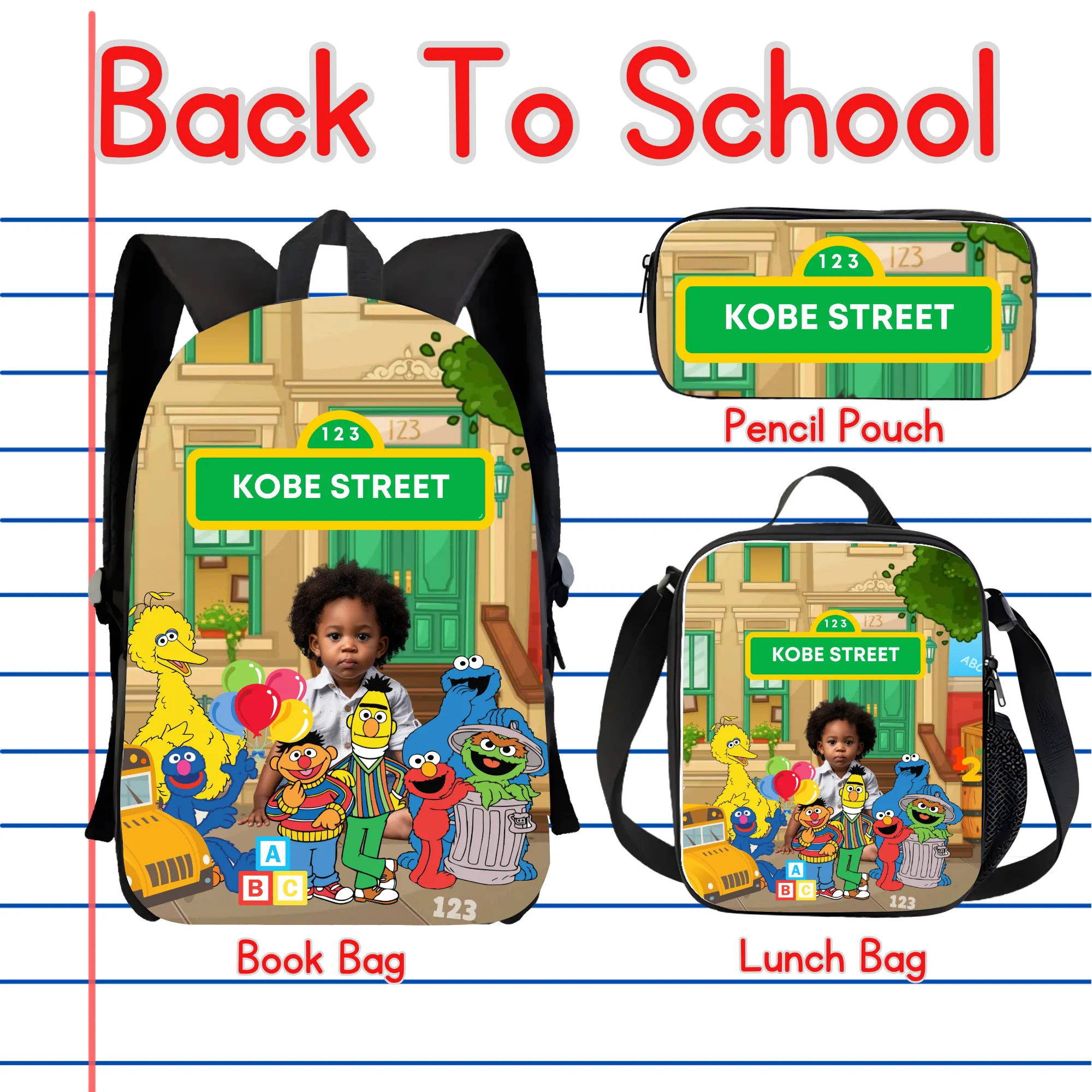 Sesame Street Back to School Editable Template