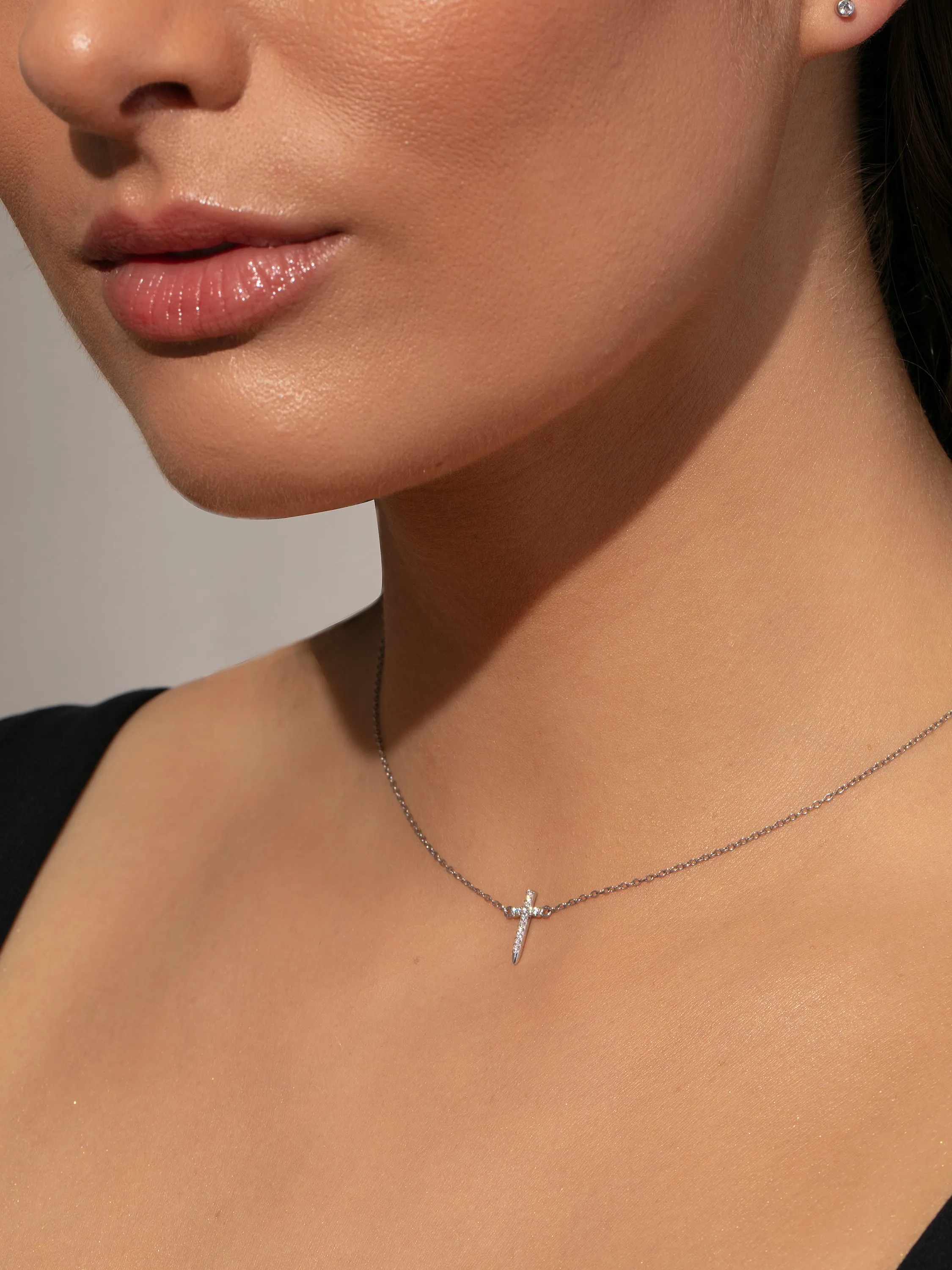 Simple Cross Necklace