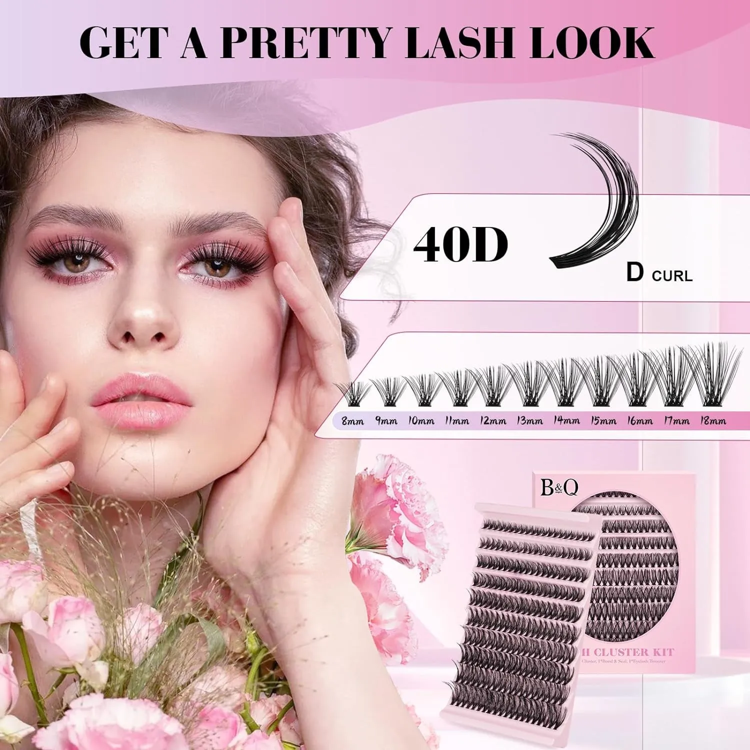 Spring Lash Extension Kit Individual Eyelash Extension Kit