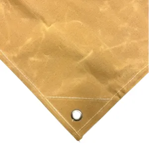 Tan Canvas Tarp 6' x 8' (Blowout Sale)